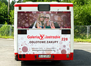 Galeria Jastrzębie - reklama na autobusie
