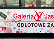 Galeria Jastrzębie - reklama na autobusie