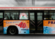 Reklama na autobusie - Pralnia EKO EXPRESS - Galeria Jastrzębie