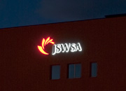Litery 3D - Biurowiec JSW S.A.