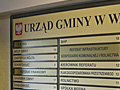 Tablica informacyjna - UG Walce
