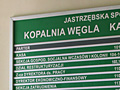 Tablica informacyjna - KWK Zofiwka